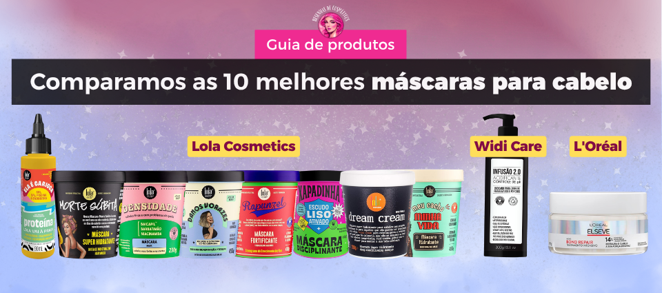 Guia de produtos: Comparamos as 10 melhores máscaras para cabelo
